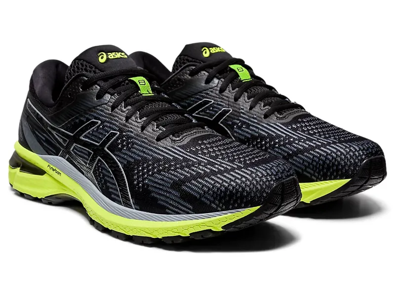 Asics Men's GT-2000 8 Black/Grey UK 8.5-1
